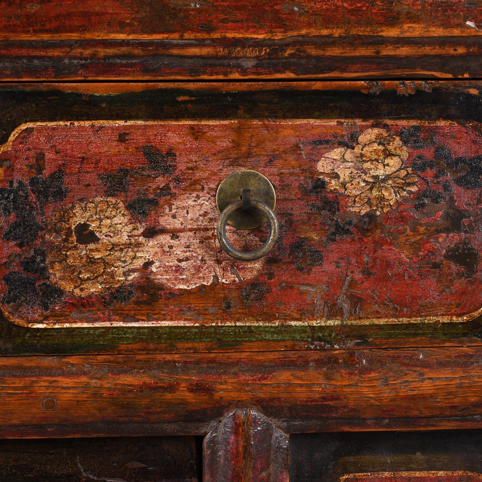 Painted Mongolian Sideboard - 19thC