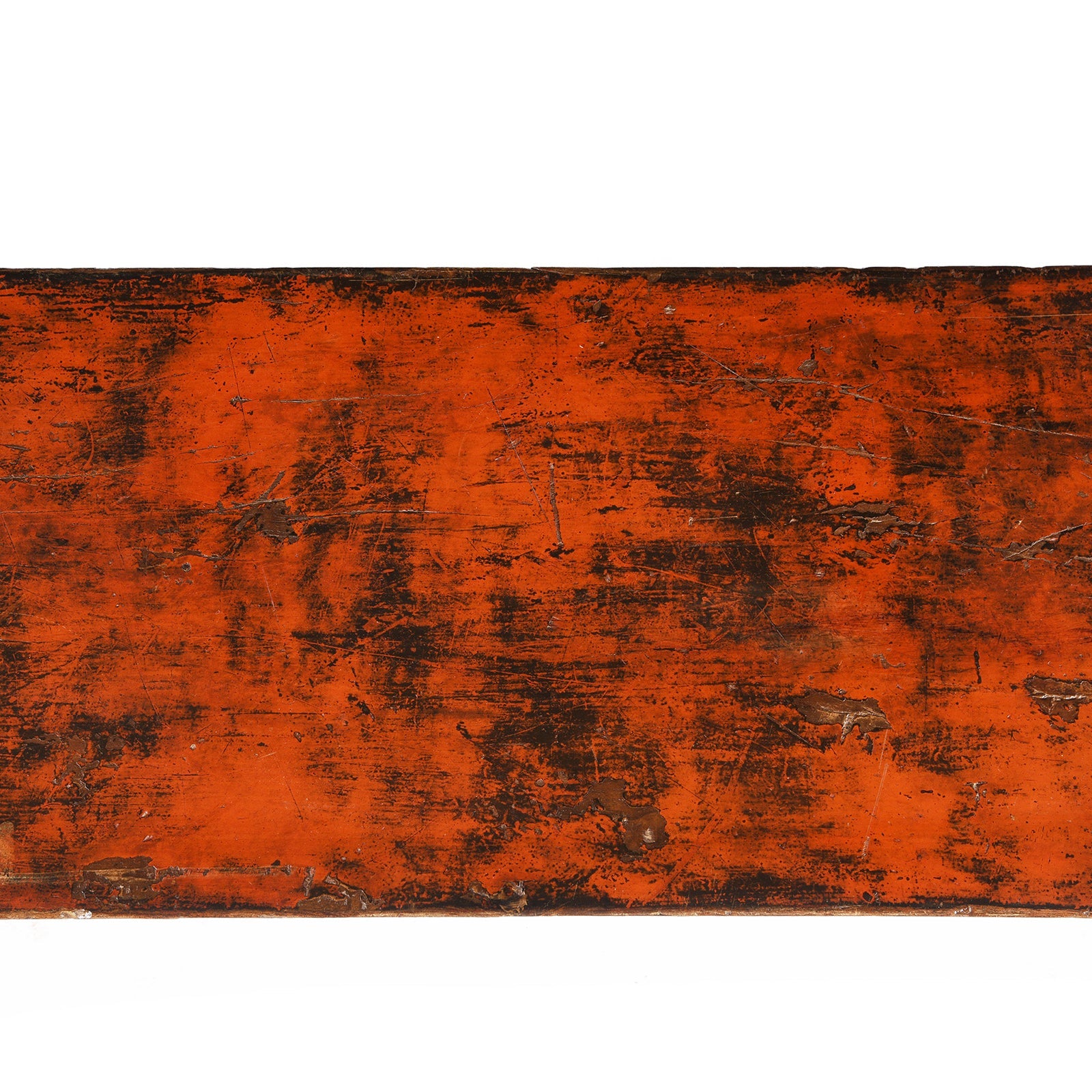 Lacquer Chinese Bench From Jiangxi Province - 19thC