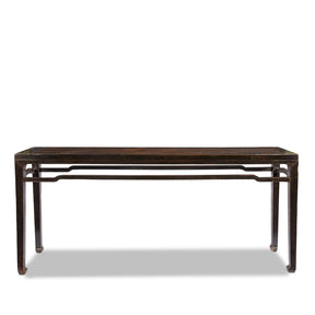 Chinese Black Lacquer Altar Table - 19th Century
