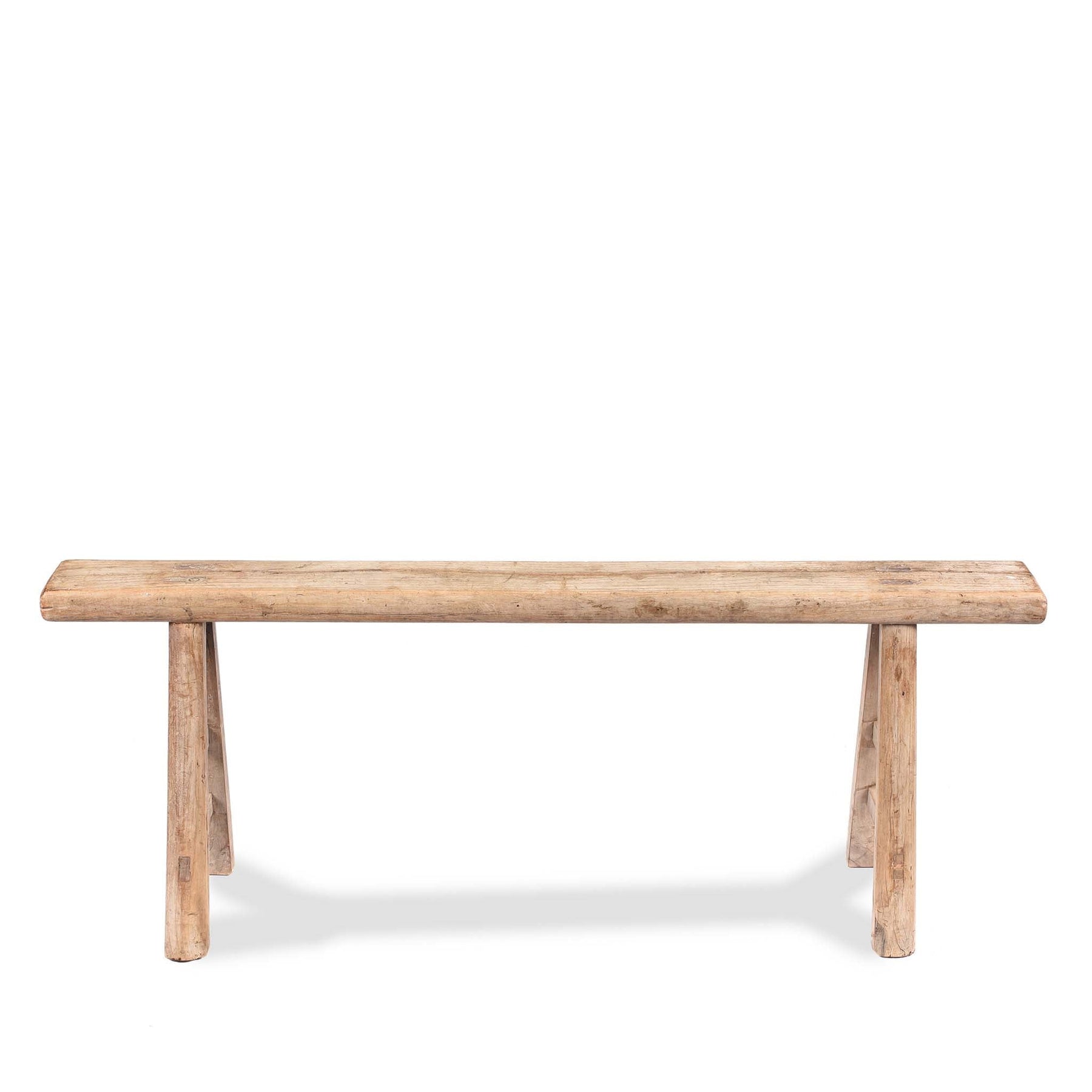 Cypress Chinese Bench From Shanxi - 19thC