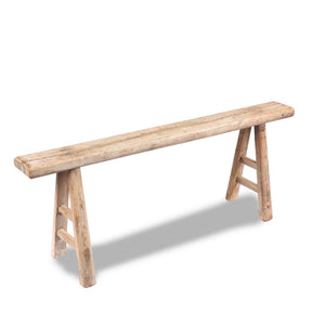 Cypress Chinese Bench From Shanxi - 19thC