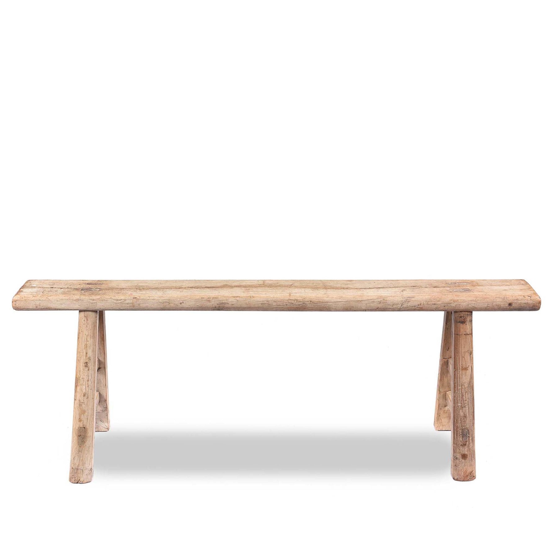 Cypress Chinese Bench From Shanxi - 19thC