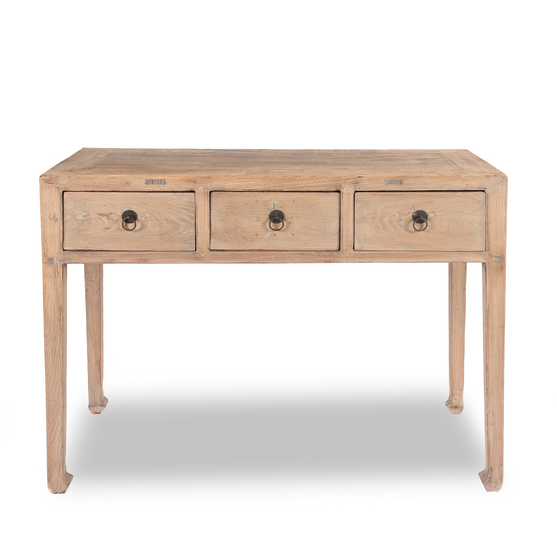 Bleached Elm Console Table From Shanxi - 19thC