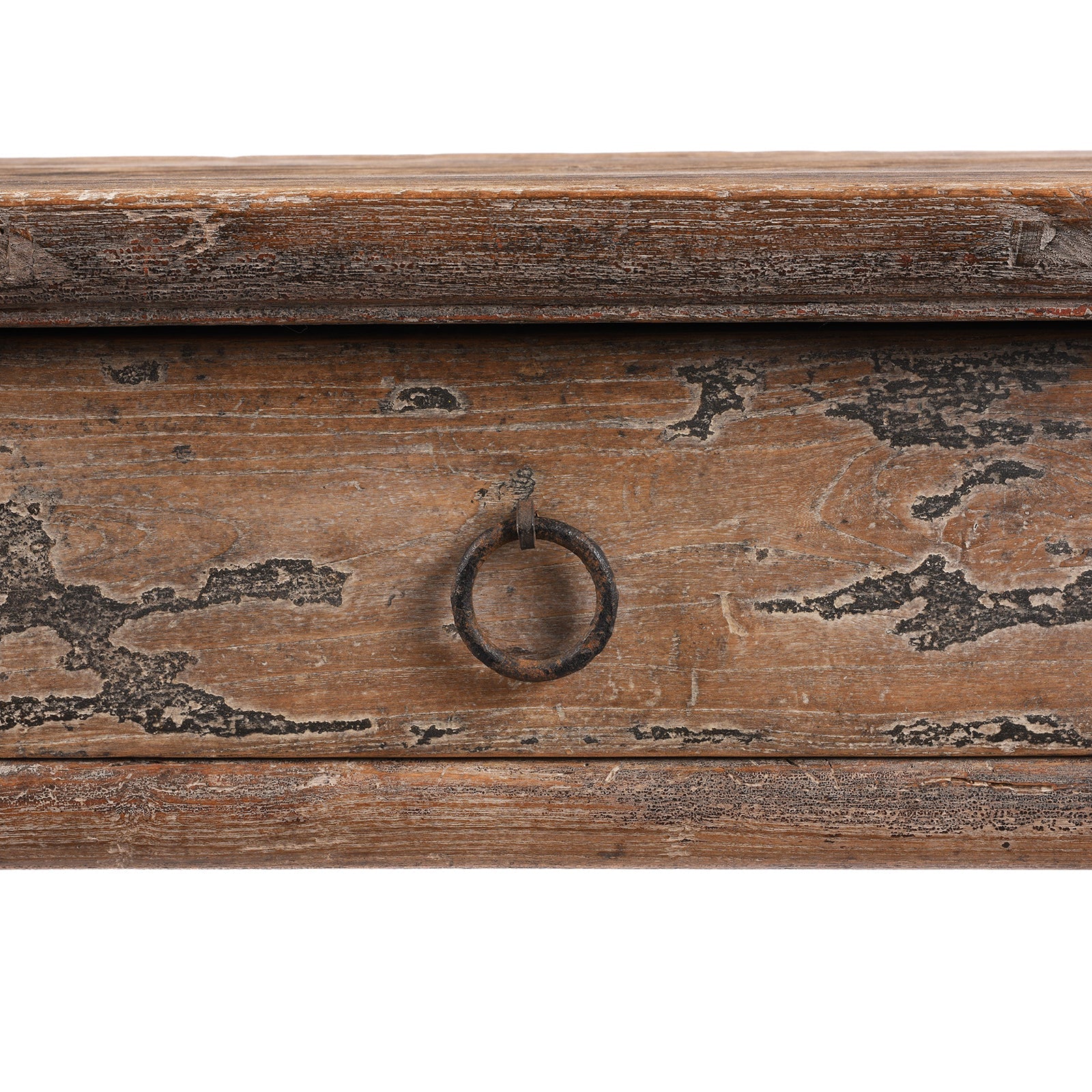Bleached Provincial Table From Shanxi - 19th Century