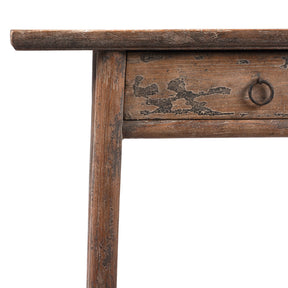 Bleached Provincial Table From Shanxi - 19th Century