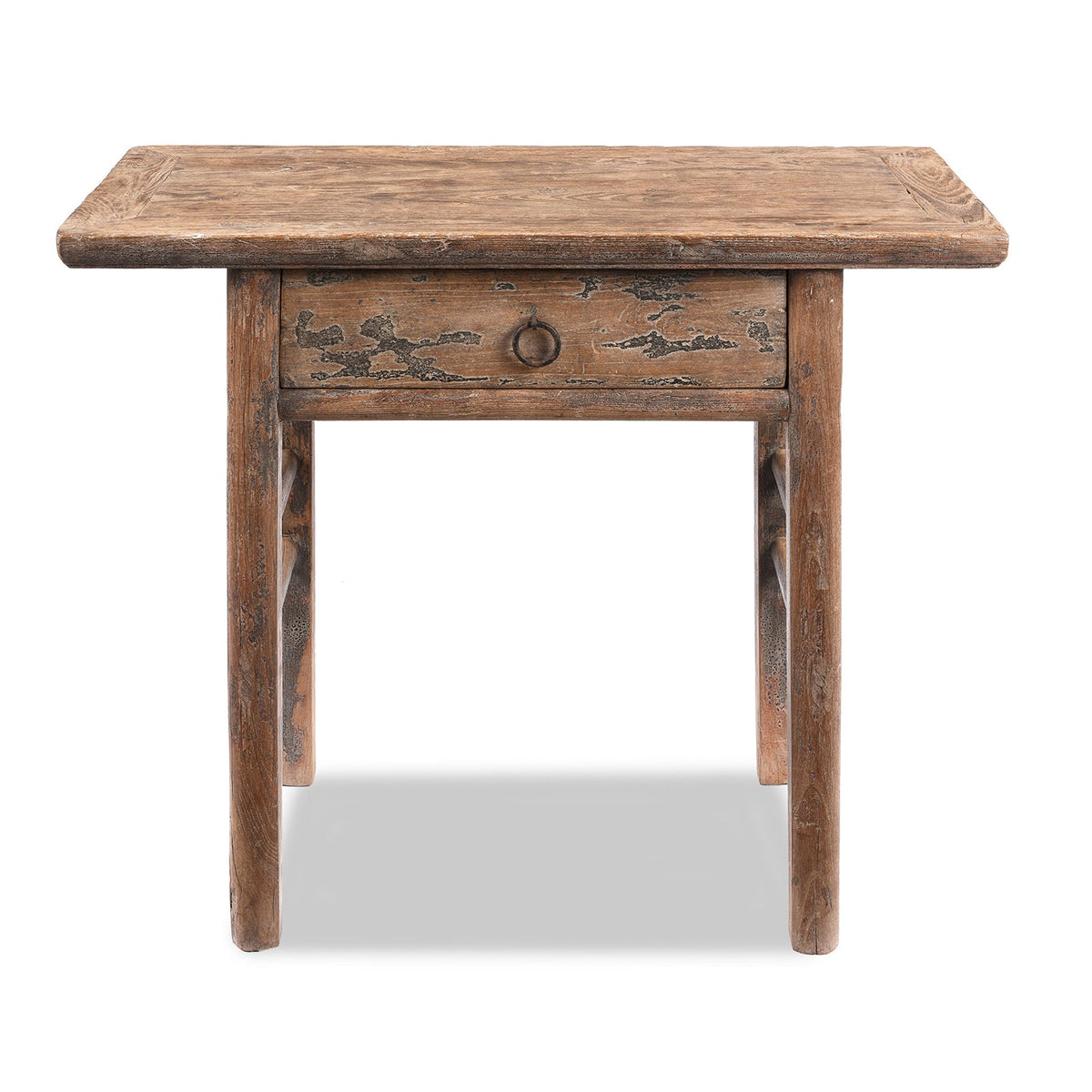 Bleached Provincial Table From Shanxi - 19th Century
