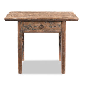 Bleached Provincial Table From Shanxi - 19th Century