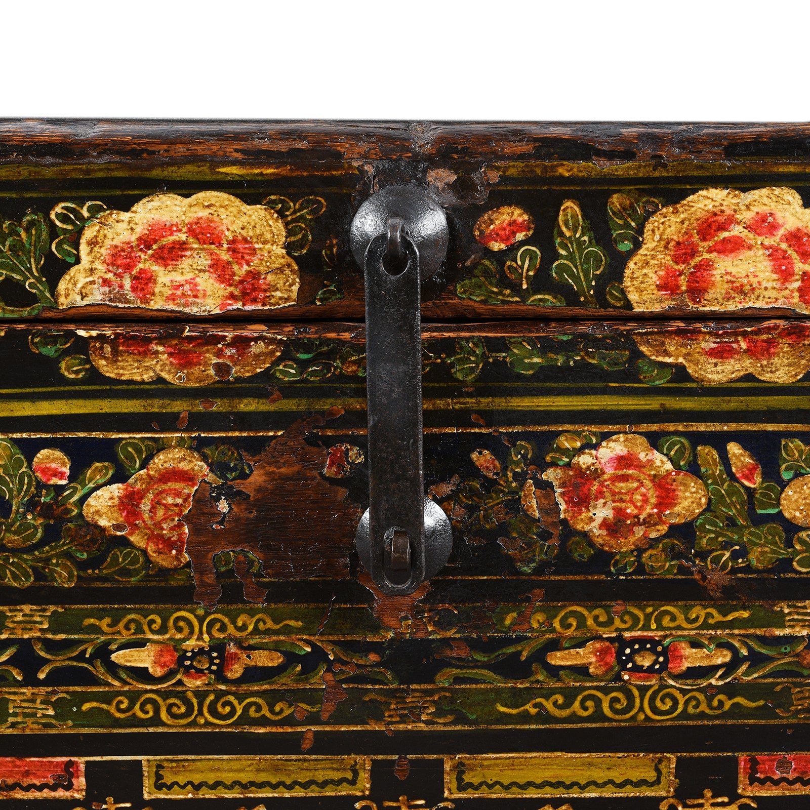 Painted Opera Chest From Shanxi - 19thC