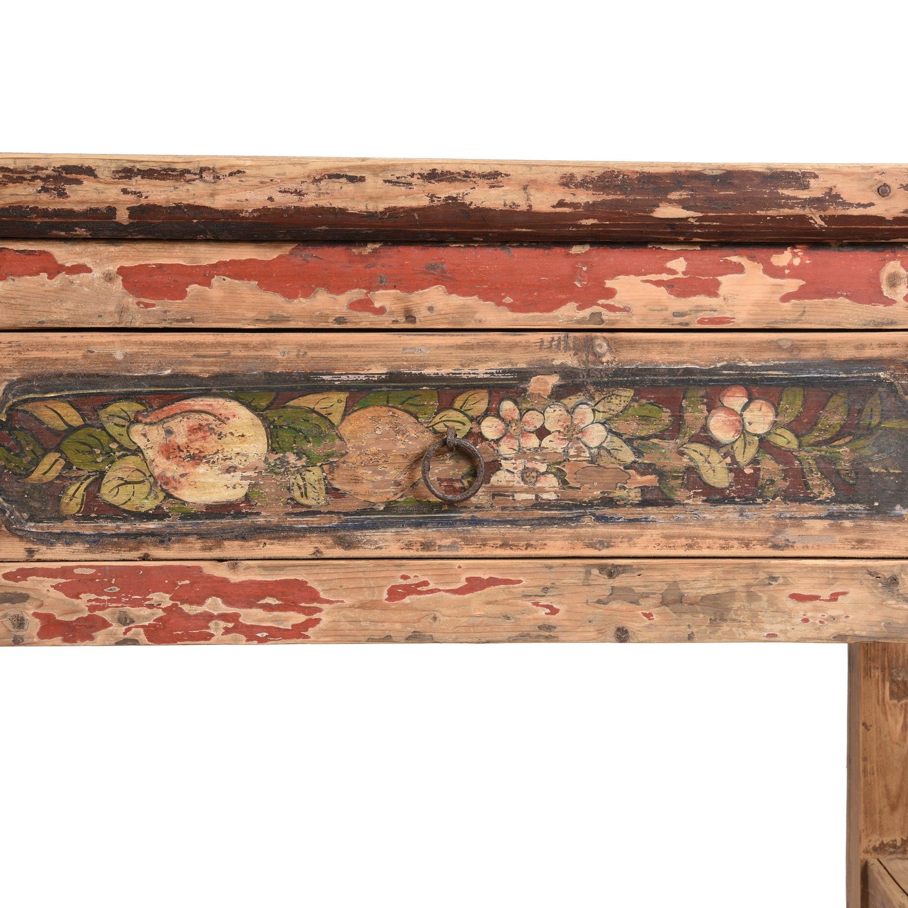 Painted Altar Table From Mongolia - 19thC