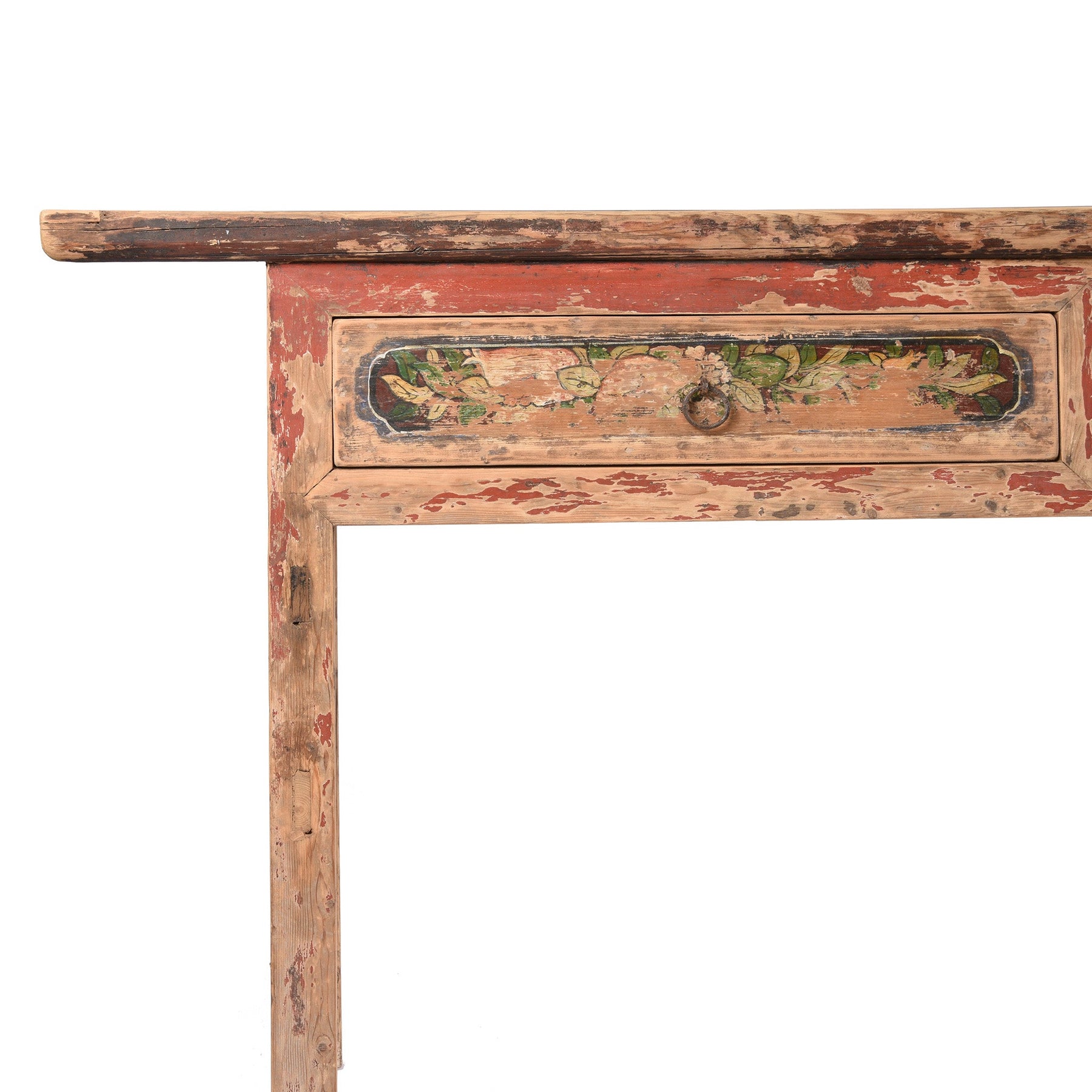 Painted Altar Table From Mongolia - 19thC