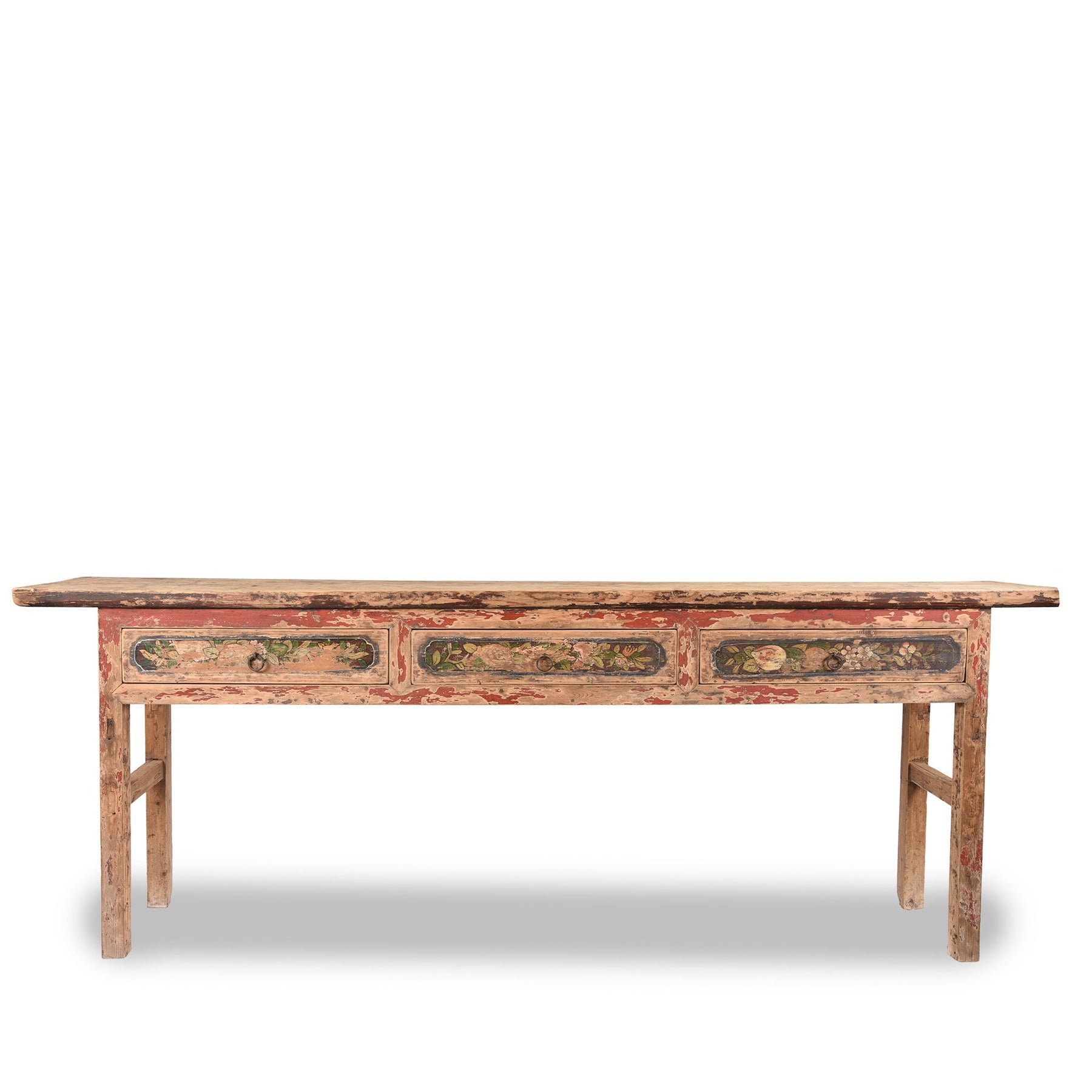 Painted Altar Table From Mongolia - 19thC