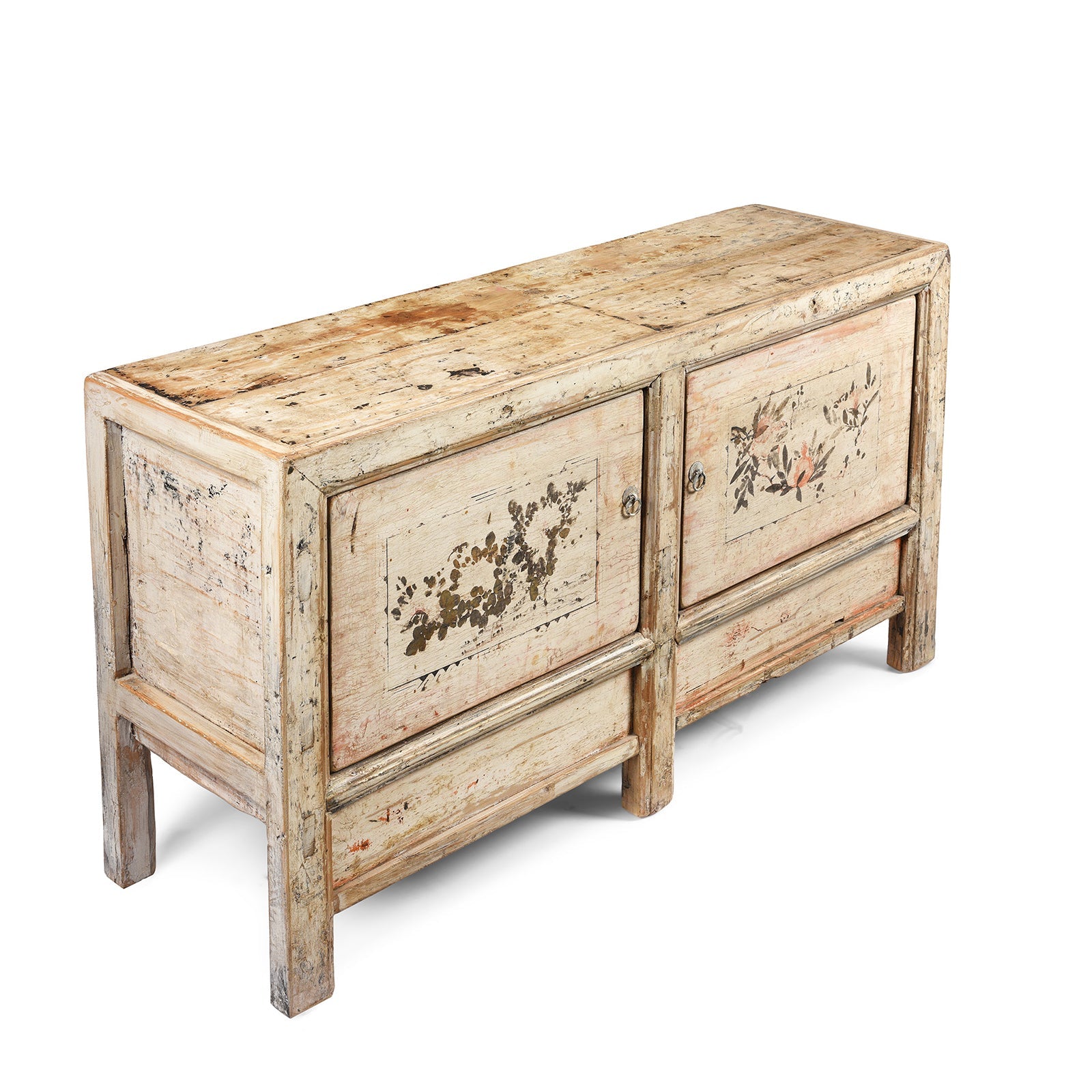 Pale Painted Shanxi Sideboard - Ca 1920