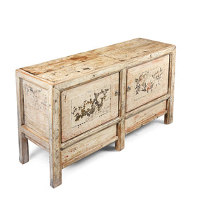 Pale Painted Shanxi Sideboard - Ca 1920