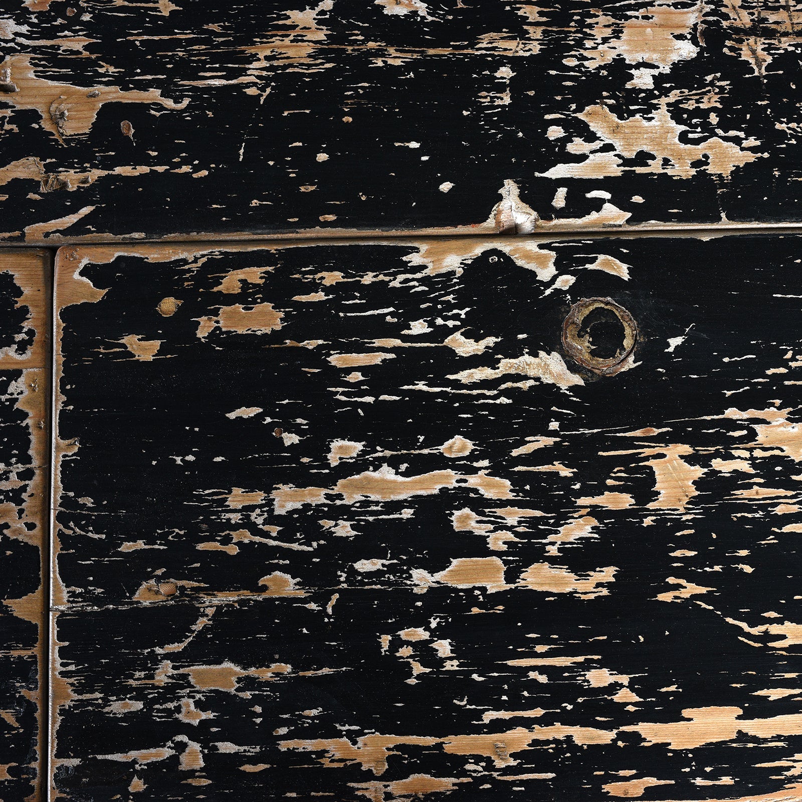 2 Door Painted Mongolian Sideboard - Ca 1920