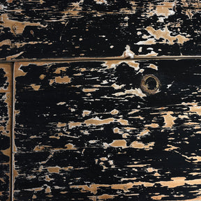 2 Door Painted Mongolian Sideboard - Ca 1920