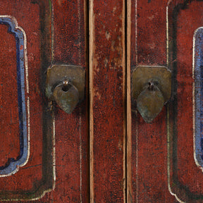 Painted Mongolian Cabinet - 19th Century