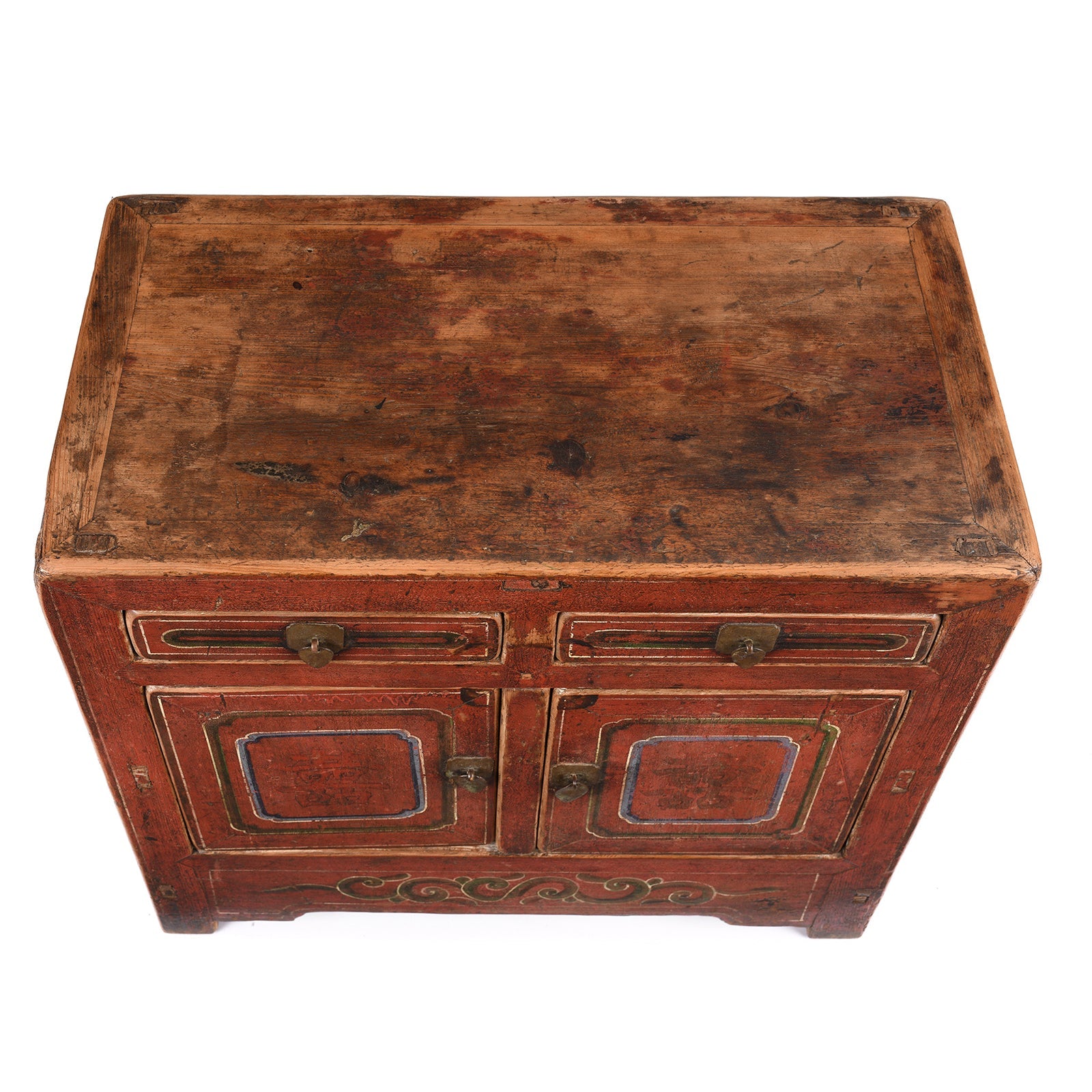 Painted Mongolian Cabinet - 19th Century
