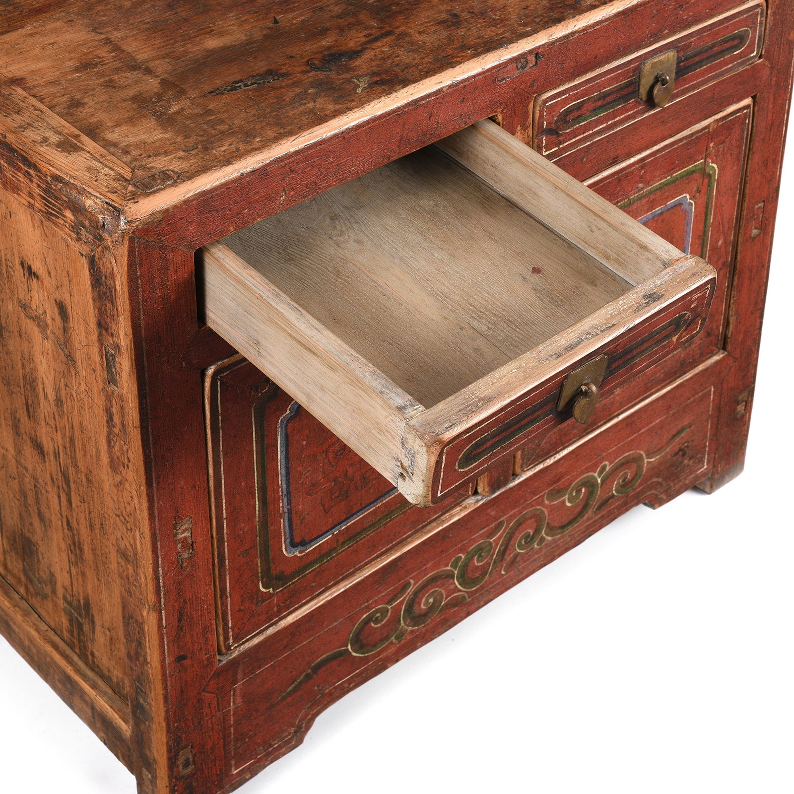 Painted Mongolian Cabinet - 19th Century