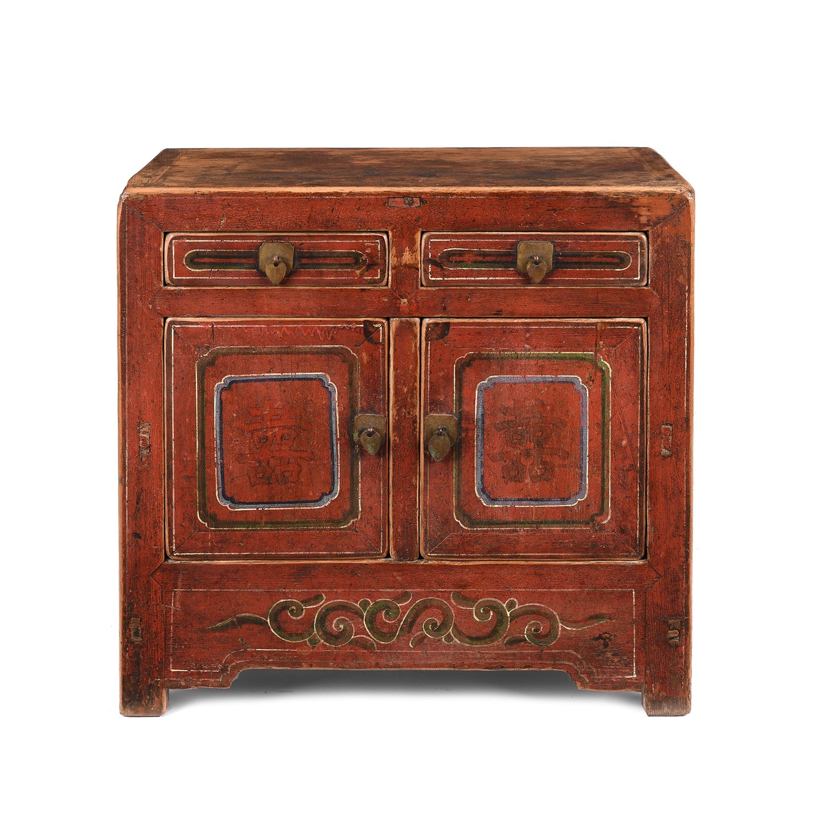 Painted Mongolian Cabinet - 19th Century
