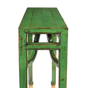 Reproduction Green Lacquer Altar Table