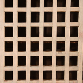 Lattice Noodle Cabinet Made From Reclaimed Wood