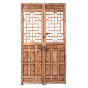 Chinese Pair of Screen Doors - 19th Century