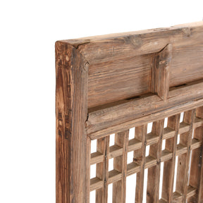 Chinese Pine Door Screen Panels - 19thC