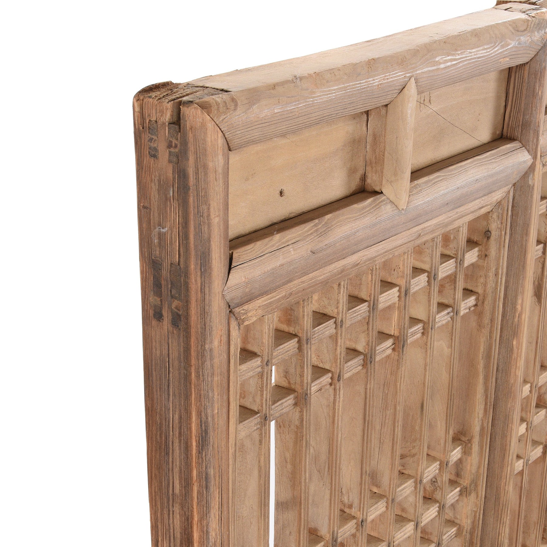 Chinese Pine Door Screen Panels - 19thC