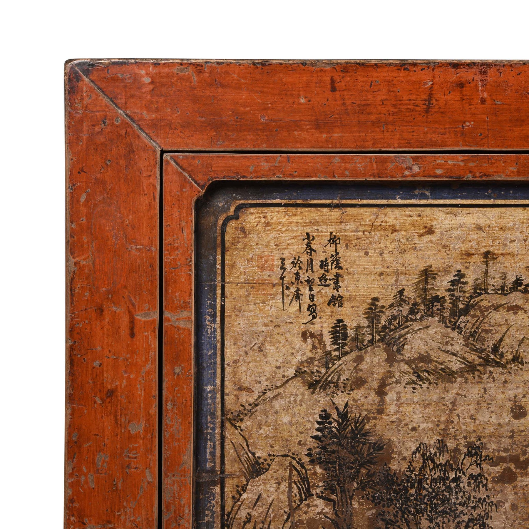 Painted Sideboard From Mongolia - 18thC