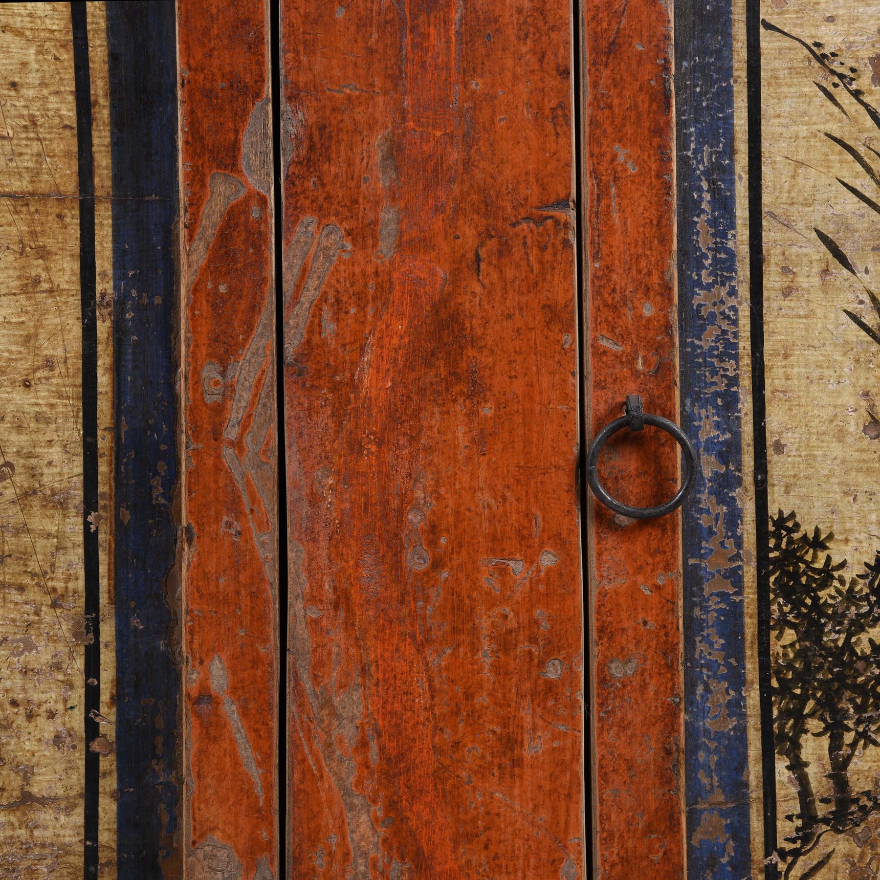 Painted Sideboard From Mongolia - 18thC