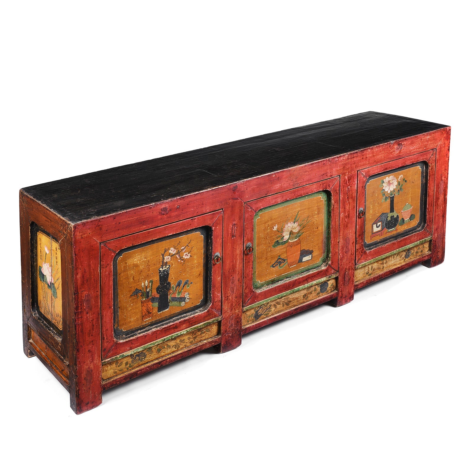 Painted Sideboard From Gansu - Early 19thC
