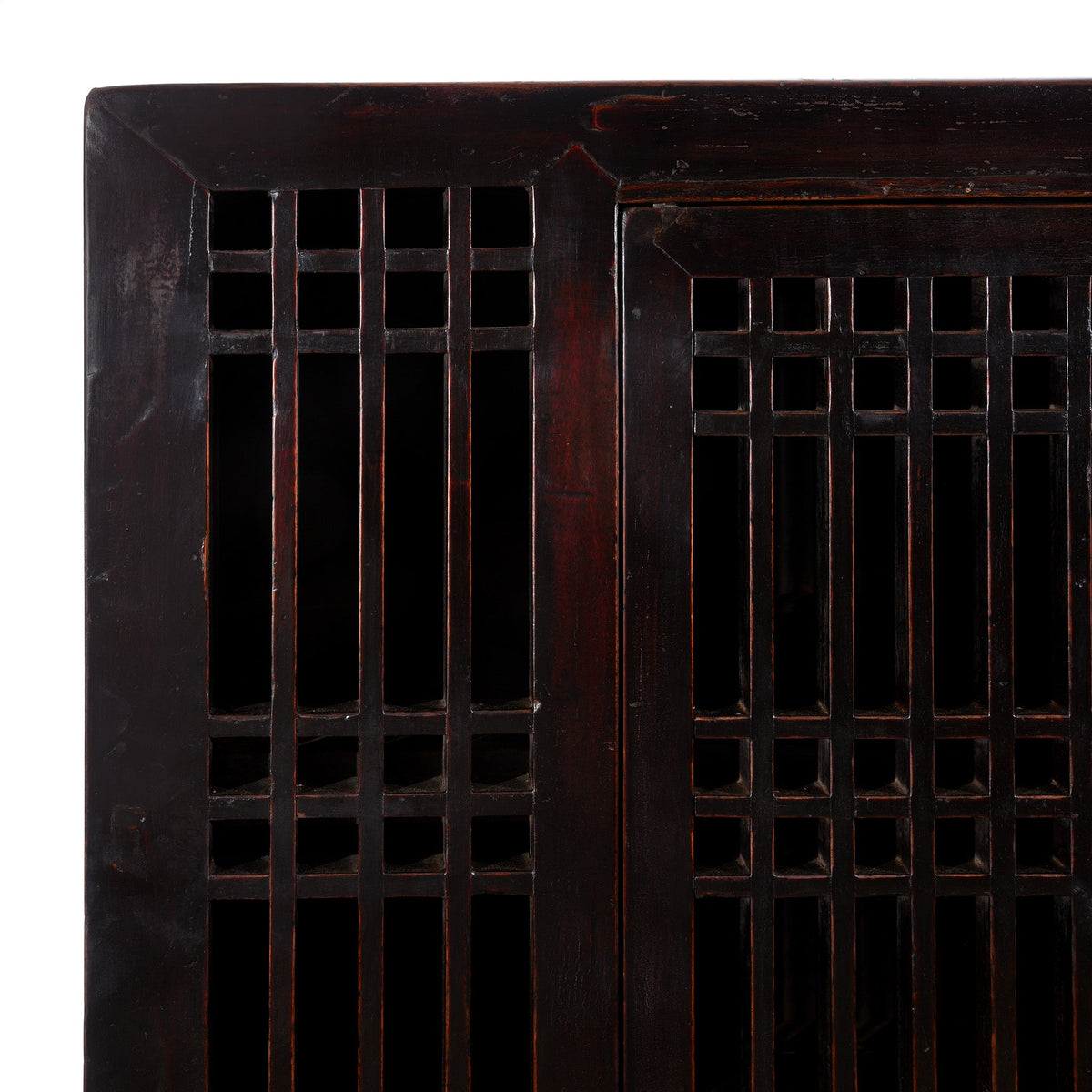 Black Lacquer Kitchen Cabinet From Tianjin - 19thC