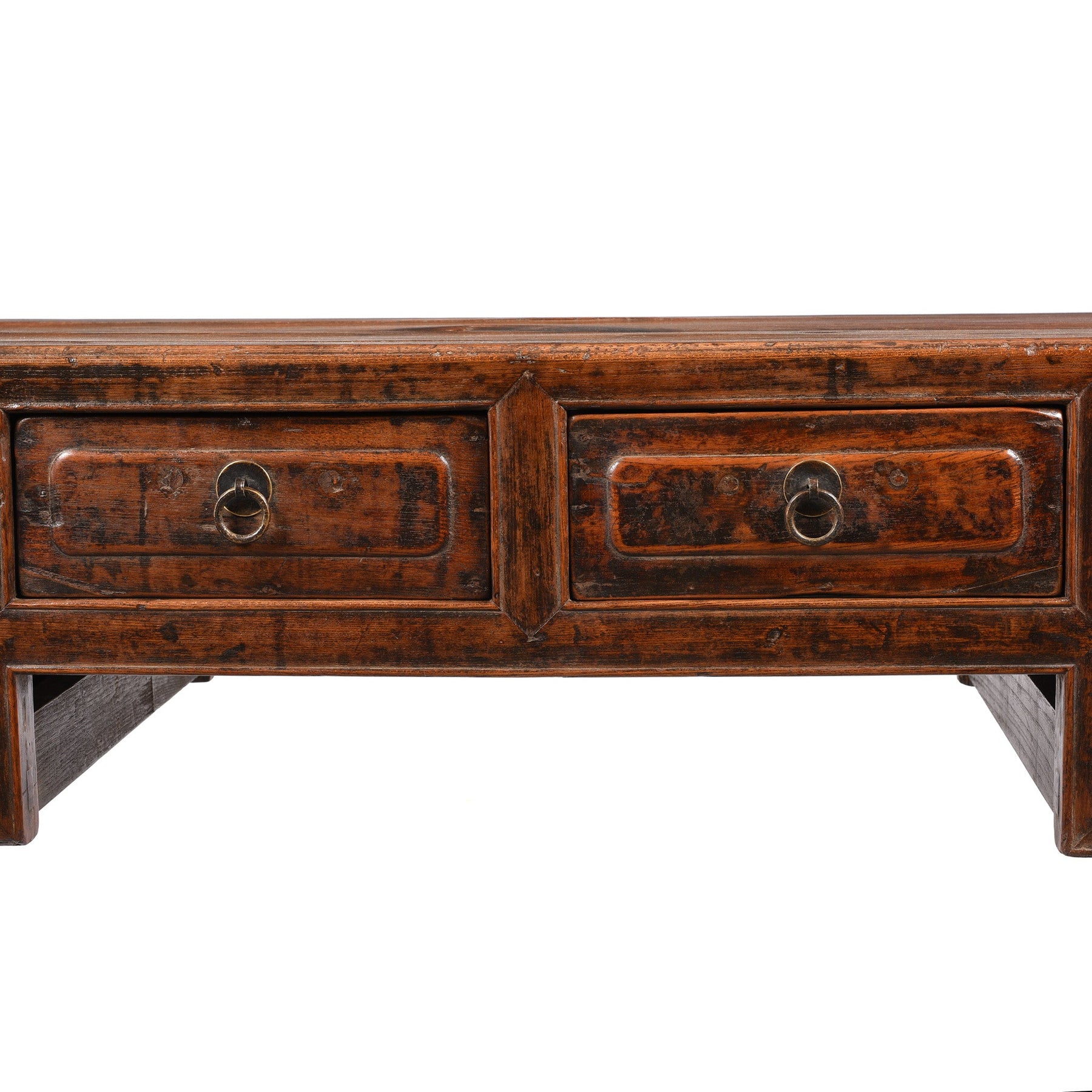 Red Elm Desk From Shanxi Province - 19thC