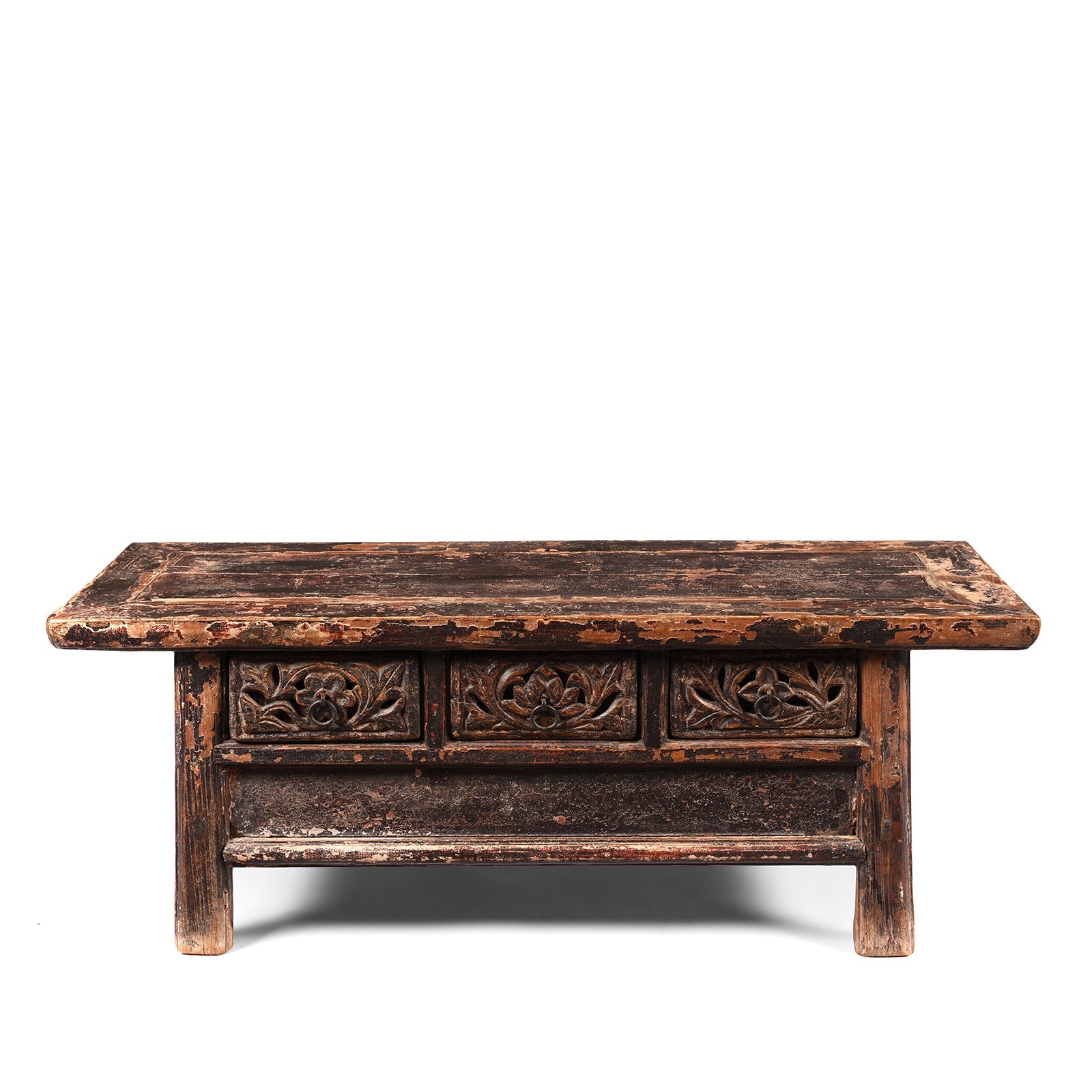 Lacquered Elm Kang Table From Shanxi  - 19th Century