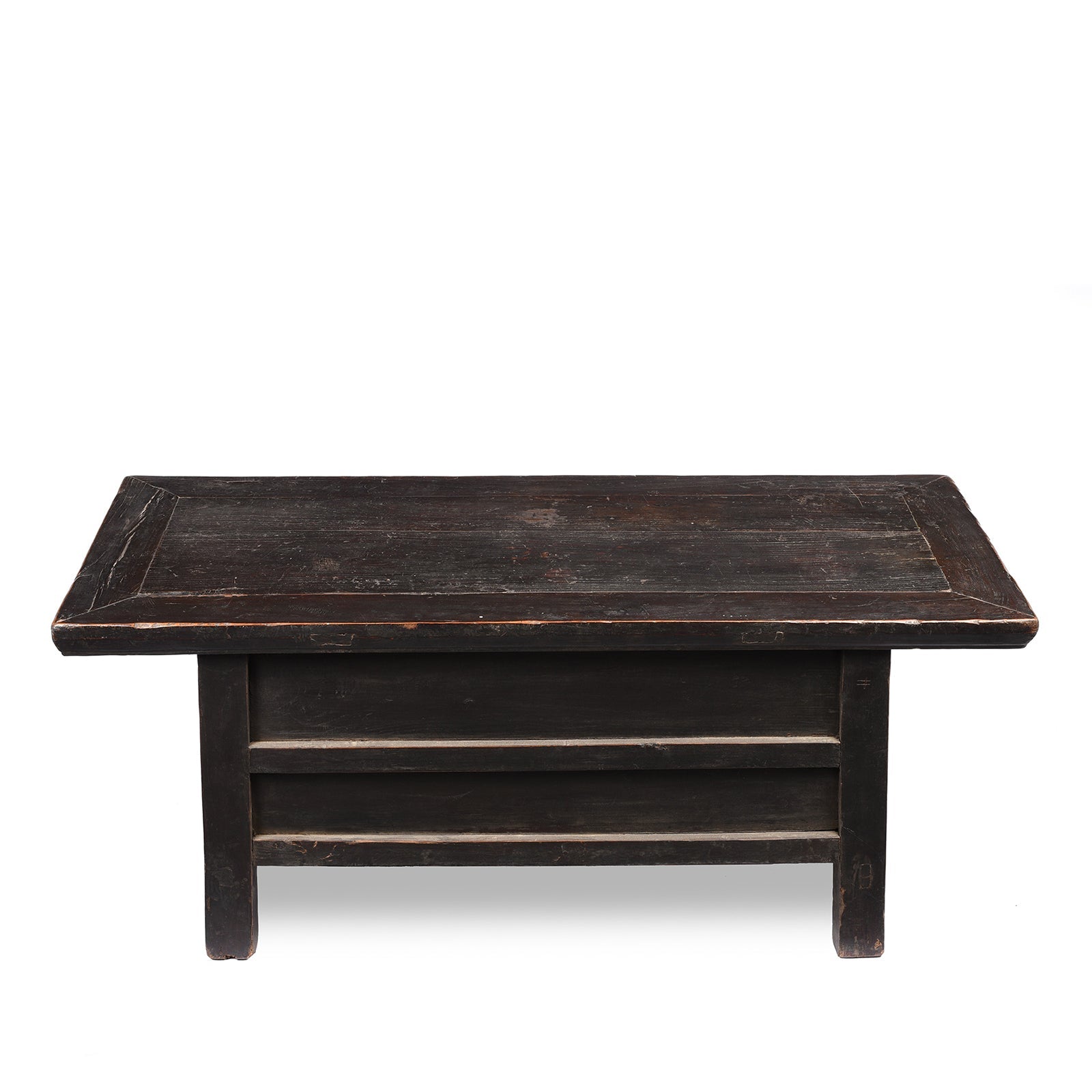 Painted Elm Kang Table From Shanxi  - Late 19th Century