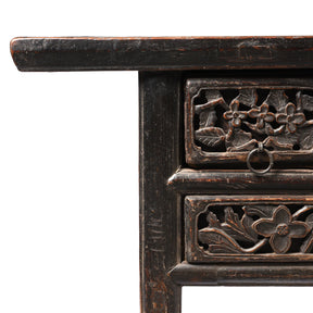 Painted Elm Kang Table From Shanxi  - Late 19th Century