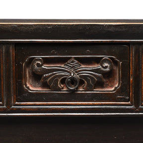 Painted Elm Kang Table From Shanxi  - Late 19thC