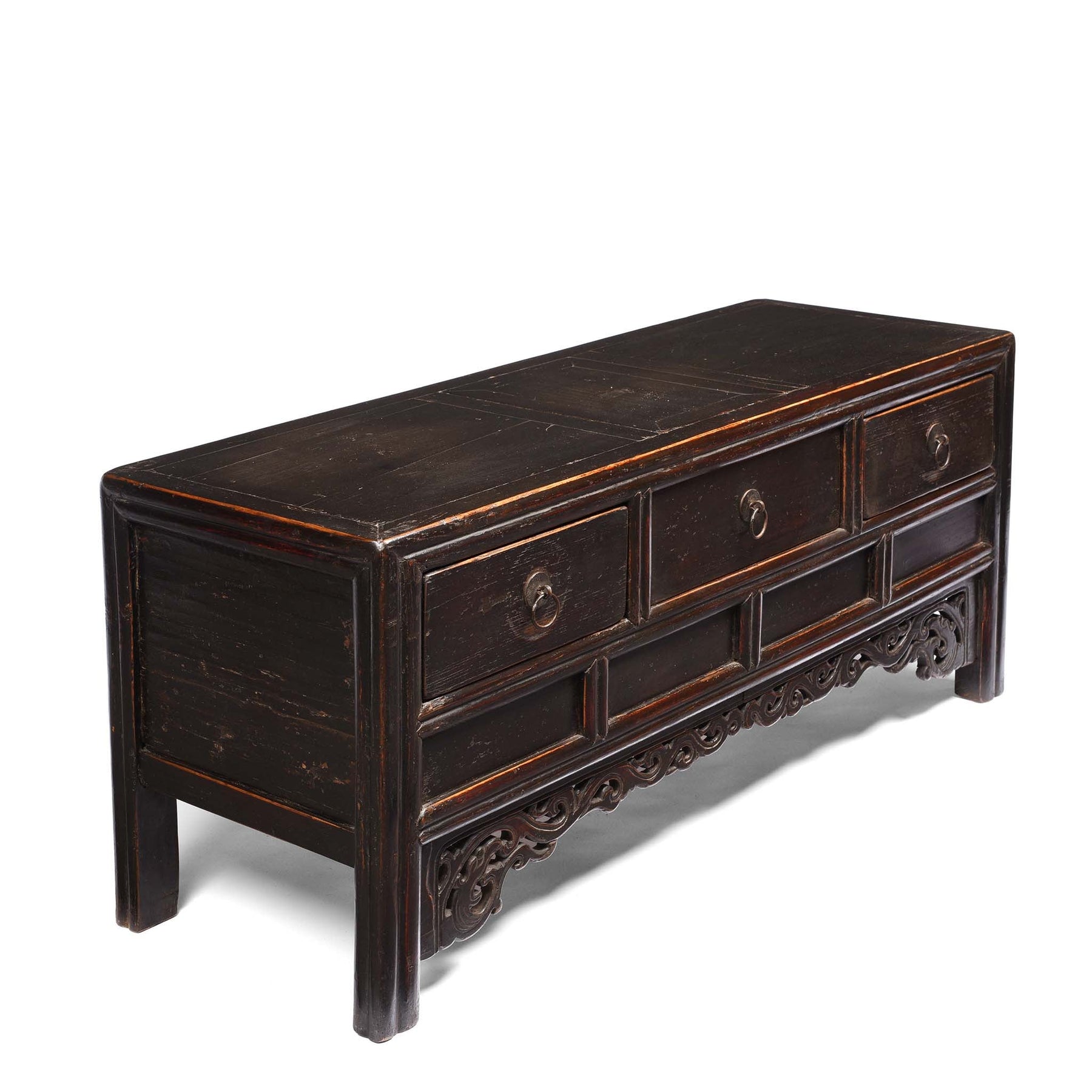 Lacquer Elm Kang Table From Shanxi  - Late 19thC