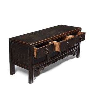 Lacquer Elm Kang Table From Shanxi  - Late 19thC
