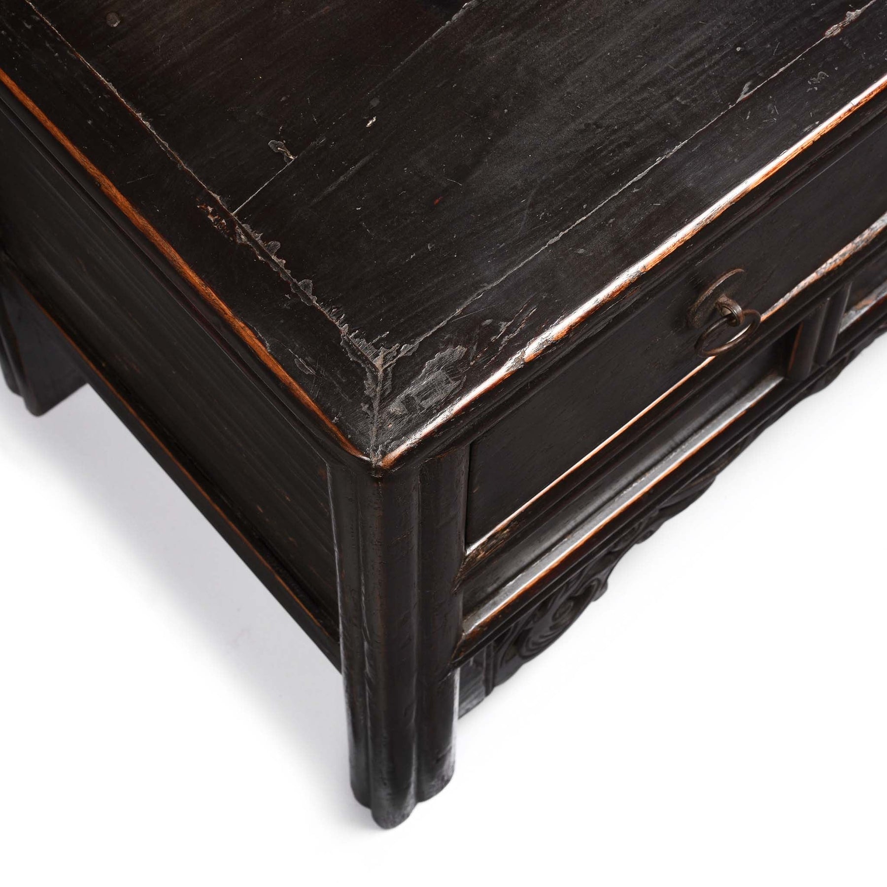 Lacquer Elm Kang Table From Shanxi  - Late 19thC
