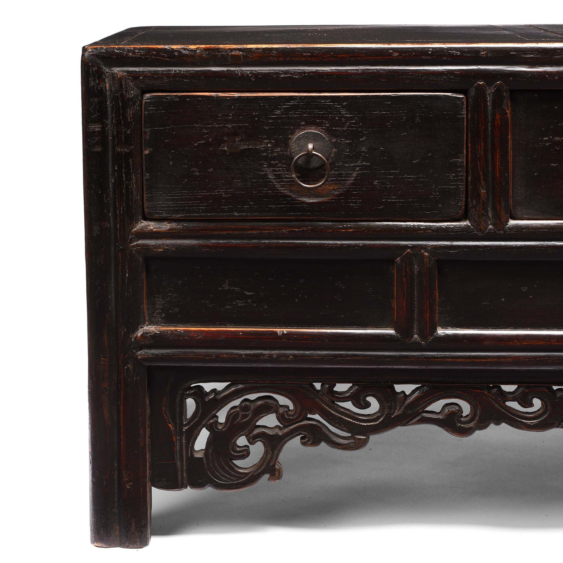 Lacquer Elm Kang Table From Shanxi  - Late 19thC