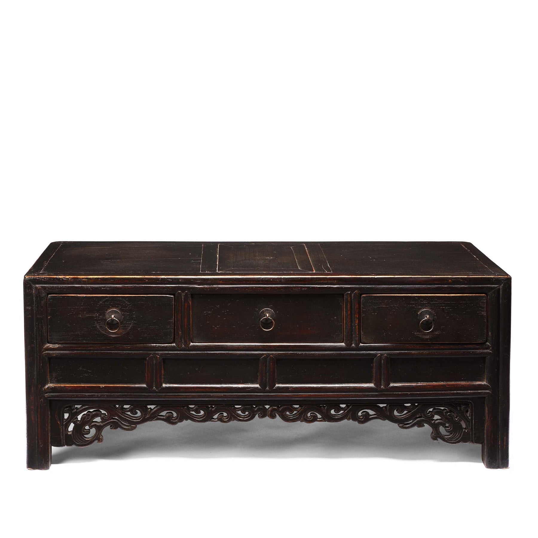 Lacquer Elm Kang Table From Shanxi  - Late 19thC