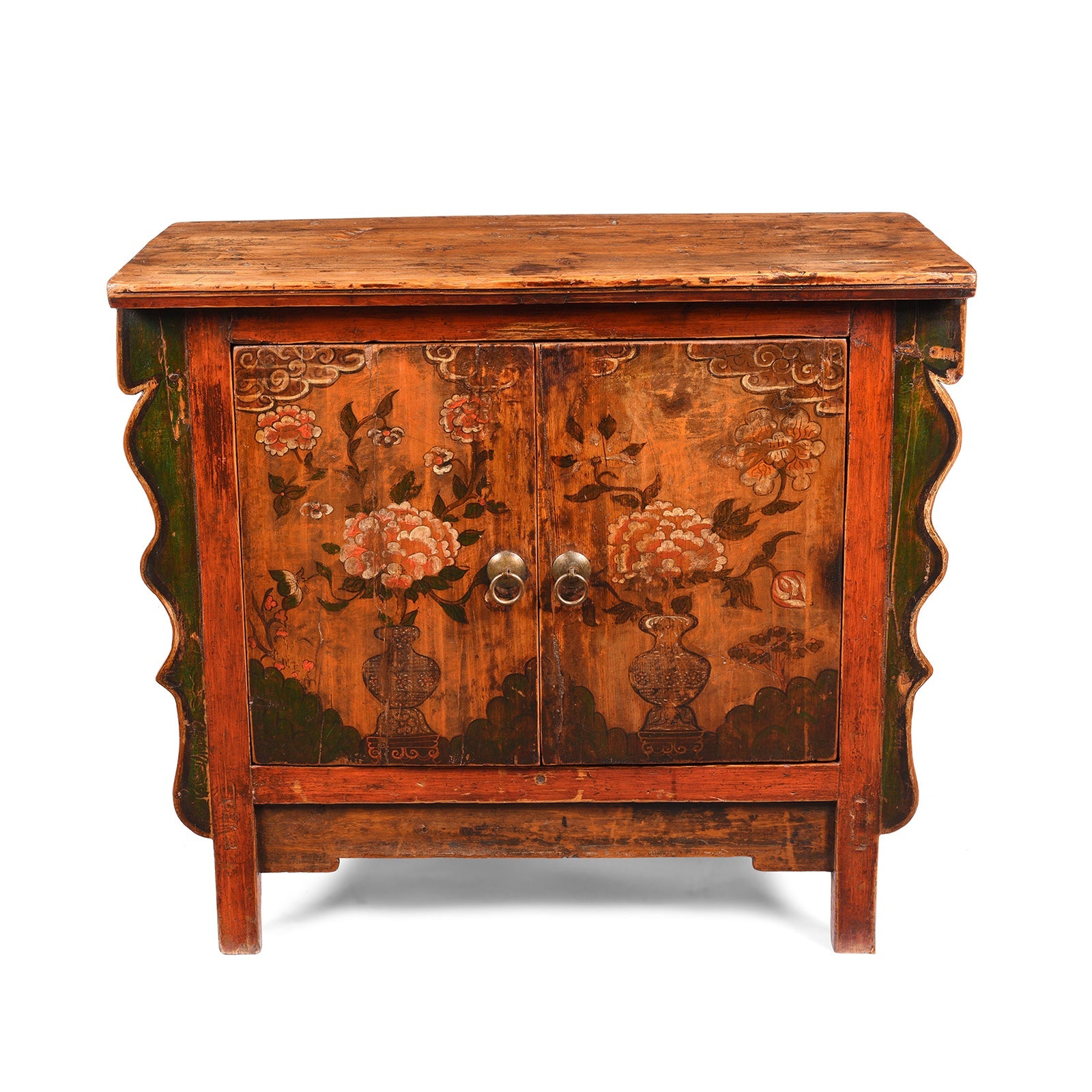 Painted Mongolian Cabinet - 18th Century