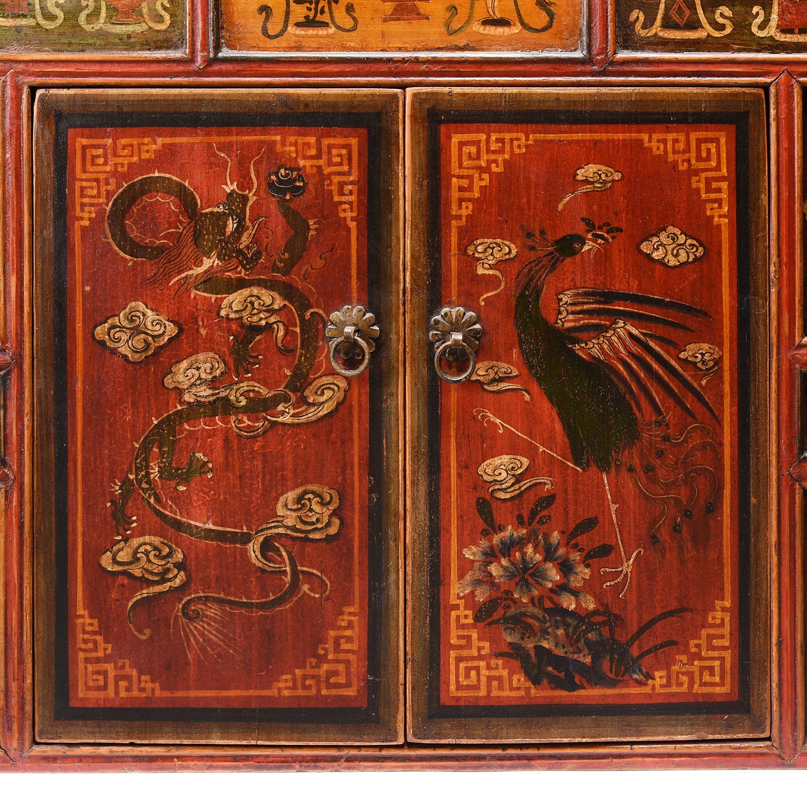 Painted Mongolian Cabinet - 18thC