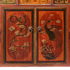 Painted Mongolian Cabinet - 18thC