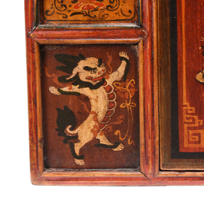 Painted Mongolian Cabinet - 18thC