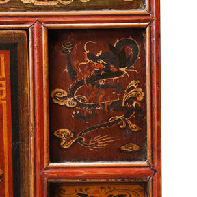 Painted Mongolian Cabinet - 18thC