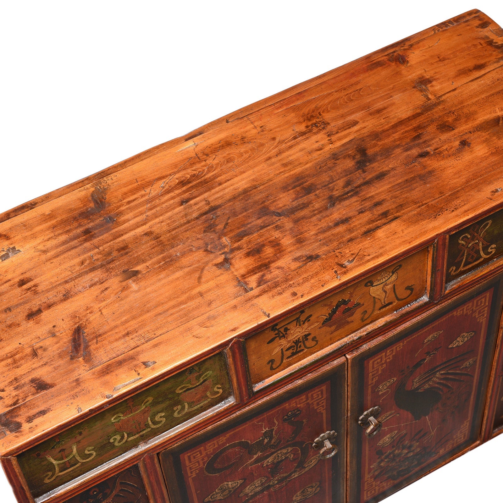 Painted Mongolian Cabinet - 18thC