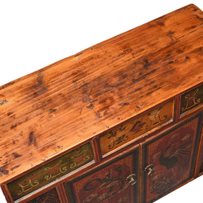 Painted Mongolian Cabinet - 18thC