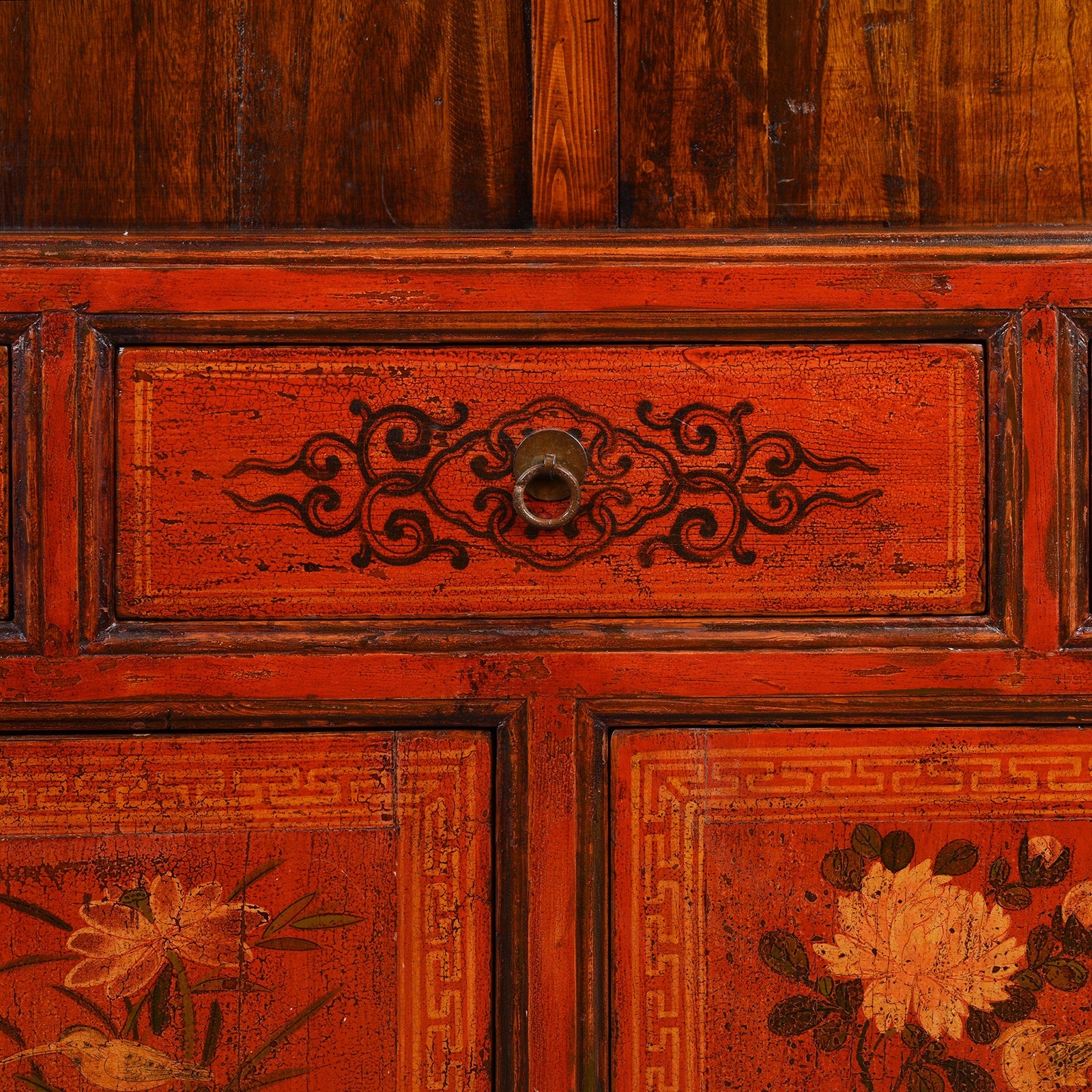 Painted Mongolian Bookshelf - Ca 1920